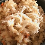 せきのや - セコガニメシにカニ身乗せ!!