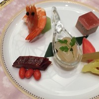 銀座アスター 新宿賓館  - 珊瑚花　前菜盛り合わせ