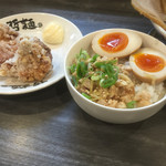 哲麺 - 哲丼と唐揚げ