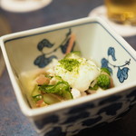 八起庵 - ササミ肉の山かけ
      
      2016.11撮影