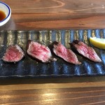 魚酒肴 くぅ - ランチコースのステーキ