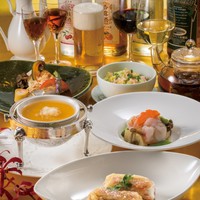 [美味尽くしの飲み放題プラン]フリードリンク&ディナーコース