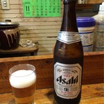 藤の家 - ビール中瓶550円