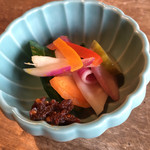 坊ノ上 なむいち - 自家製一口漬物