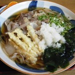 山しげ - ねぎ天肉そばZOOM