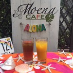 モエナ カフェ - オレンジ、アイスティー