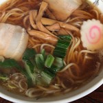 梅屋 - ラーメンアップ（このラーメンはレンゲはいらないかも＾＾）