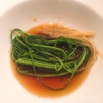 東京チャイニーズ 一凛 - 台湾水蓮菜の炒め