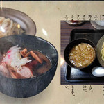 三ツ矢堂製麺 - メニューと実際の比較