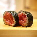鮨 あらい - 中太鉄火巻き