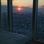 大阪マリオット都ホテル - 部屋らかの景色(西側)