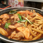 吉野家 - 甘めに仕立てられた味噌煮込みうどんです