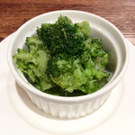 イタリアンバール ミーオ - 「ブロッコリーのアンチョビソテー」(380円)。＜2016/11/30＞