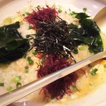 おらい - 鍋の残りスープで雑炊です