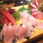 おらい - 刺身４点盛り