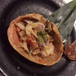 茹で雌蟹（小鉢三種）