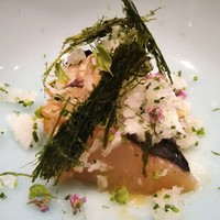 じき 宮ざわ - ランチ：お造り（鰆、鬼おろし、青海苔）
