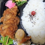 弁当 野の花 - ソースチキン串カツ弁当