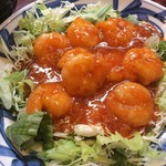 中華風家庭料理 ふーみん - ふーみん(海老のチリソース炒め定食)
