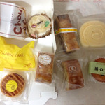 Suehiro Dou - レモンケーキ、レモンガレット、リンゴケーキ、栗ケーキ、クルミけーきー、米粉ロール、酒の香