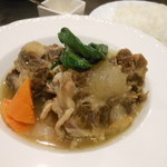 ステーキ・洋食のTANTO屋 - やわらか牛テール肉（骨付き）のあっさり煮込み　2016.11