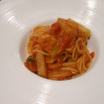 ステーキ・洋食のTANTO屋 - コールラビのミニパスタ　2016.11