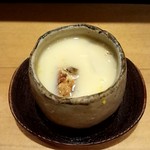 鮨 和さび - ハマグリの出汁と松茸の茶碗蒸し