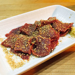 焼肉 八廣 - 生ハツ