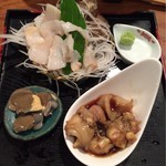 ほっぺのこめつぶ - 【’16.11】ツブ貝三昧。刺身・キモ刺身・煮たやつ