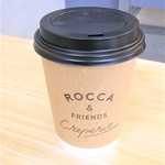 ロッカ&フレンズ クレープリー - ロッカブレンドコーヒー・ホット　Ｌサイズ　￥３８０
