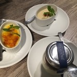 焼肉・冷麺 二郎 - 選べるドルチェ、杏仁豆腐、カスタードブリュレ、二郎ティラミス