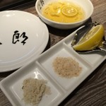 焼肉・冷麺 二郎 - 薬味セット