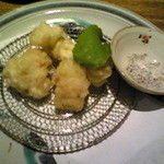 日本料理 金澤の味 笑宿 - 白子の天ぷら