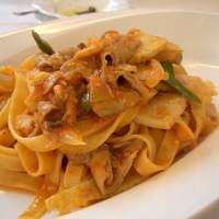 リストランテ・マッサ - 050515マッサ豚の内臓と筍のトマトソースパスタ.jpg