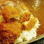 アメリカン - 【カツカレー】650円【大盛り】200円　辛口