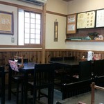 純手打ち十割そば 蕎澤 - 店内。