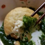 純手打ち十割そば 蕎澤 - 飛竜頭、リフトアップ。