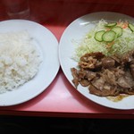 インドール - 豚肉のにんにく焼き