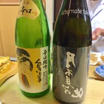 桜あん - H28.11.28 くどき上手　辛口純米吟醸・月不見の池　純米吟醸　裏ラベルバージョン