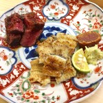 桜あん - H28.11.28 仙台牛・うなぎの白焼き・カラスミ
      