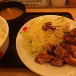 松屋 - 厚切り豚テキ定食730円