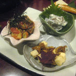 件 - 店主のきまぐれ酒の肴3種盛