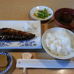みゆき食事処 - 塩さば焼定食　600円