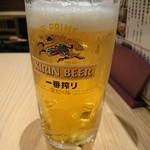 Izutarou - 2016年11月　生ビール中ジョッキ　580円