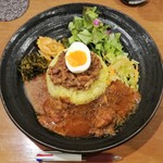 SPICY CURRY 魯珈 - 2016.12.1。ろかプレート　950円