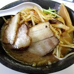 らーめん大地 - 焼きネギみそラーメン！