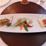 RISTORANTE REGA - ２５００円のランチ（前菜３種）