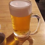 俺の魚を食ってみろ!! - 生ビール