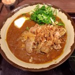 香川 一福 - カレーうどん中＋肉 1000円