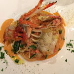 創作イタリアン Gemelli - 蟹とほうれん草のトマトクリームソーススパゲッティーニ